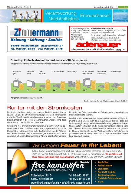 Ausgabe Nr. 21 vom 22.05.2013 - Verbandsgemeindeverwaltung ...