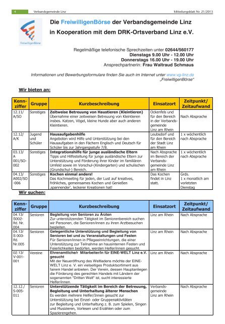 Ausgabe Nr. 21 vom 22.05.2013 - Verbandsgemeindeverwaltung ...