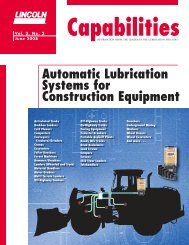 Automatic Lubrication Systems for Construction ... - Dean Industrial