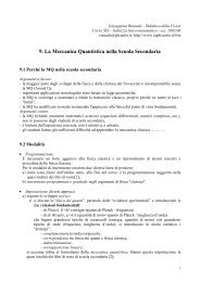 9. La Meccanica Quantistica nella Scuola Secondaria - I@PhT