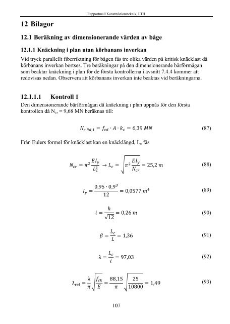 Dimensionering av en bÃ¥gbro i trÃ¤ - Konstruktionsteknik - Lunds ...