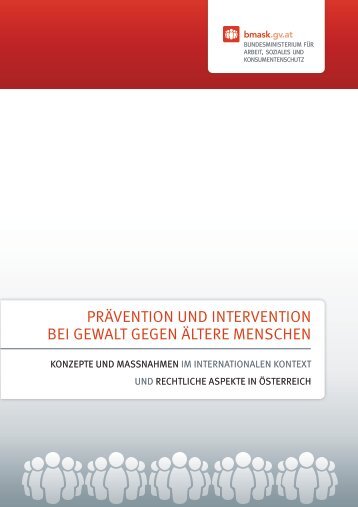 prävention und intervention bei gewalt gegen ältere menschen