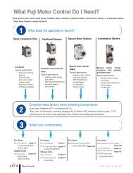 Fuji Contactors / Overload Relays Overview - Automationdirect