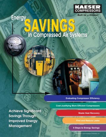 Energy Savings In Compressed Air Systems â€“ Kaeser Compressors