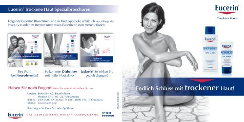 Endlich Schluss mit trockener Haut! - Eucerin. Das medizinische ...