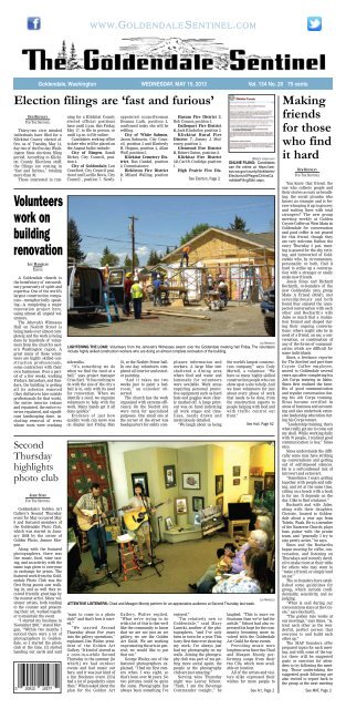 May 15, 2013 - Goldendale Sentinel