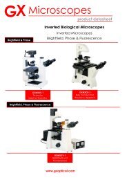 Microscopes - GX Optical