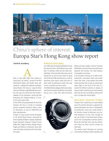 Europa Star's Hong Kong show report - Keith Strandberg - Writer ...