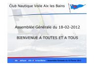 Club Nautique Voile d'Aix-les-Bains