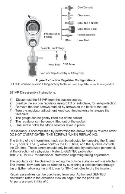 Operation and Maintenance Manual for GENTEC® Model 881VR ...