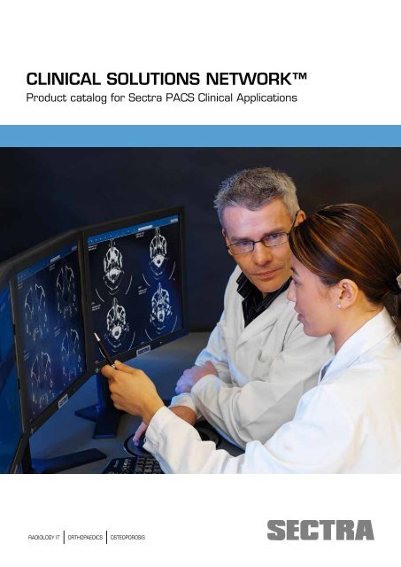 Product Catalog for Sectra PACS Clinical Applications