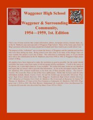 Waggener & Surrounding Community, 1954 - RingBrothersHistory ...