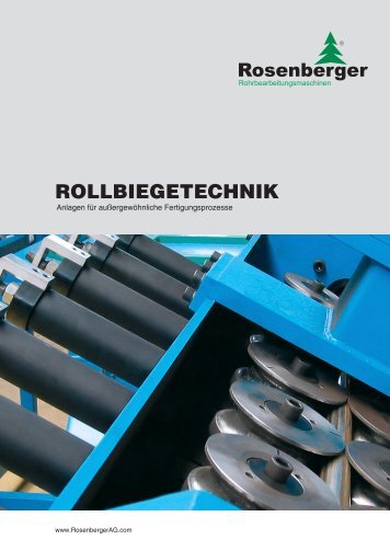 automatisierte rollbiegeanlage - Rosenberger AG