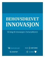 10 steg til innovasjon i helsesektoren - Innomed