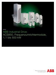 ABB Industrial Drive ACS850, Frequenzumrichtermodule, 1 1 bis ...