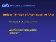 Surface Tension of Asphalt using AFM - Petersen Asphalt Research ...