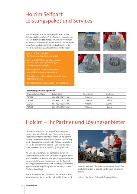 Holcim Selfpact – Der selbstverdichtende Beton