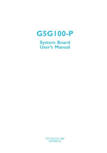 G5G100-P-Gmanual.pdf - Itox