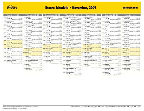 starz encore schedule starz encore schedule