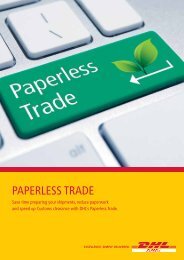 Paperless Trade Brochure - DHL