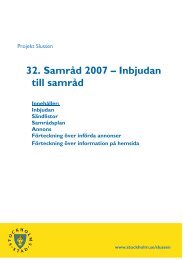 32. SamrÃ¥d 2007 â Inbjudan till samrÃ¥d - Structor