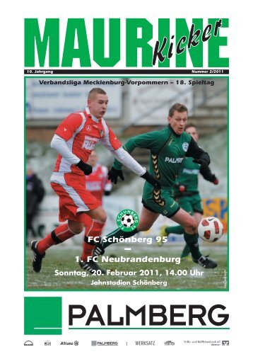 Maurine-Kicker 02/2011 - FC Schönberg 95