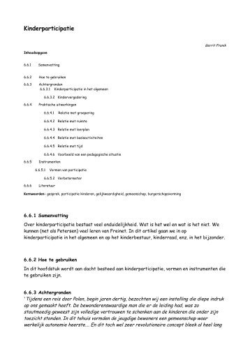 Kinderparticipatie