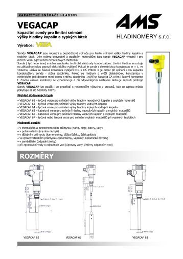 VEGACAP - AMS hladinomÄry, s.r.o.