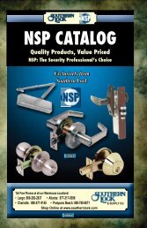 NSP Catalog - Southern Lock & Supply Co.