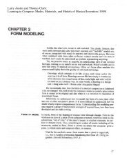 Larry Austin and Thomas Clark: Learning to Compose: Modes ... - UNT