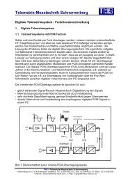 Digitale Telemetrie, Funktionsbeschreibung - TMS Â· Telemetrie ...