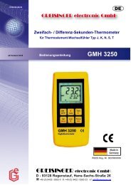 Greisinger GIR 200 Pt100 Regler 2-Punkt-Digital-Temperaturregler