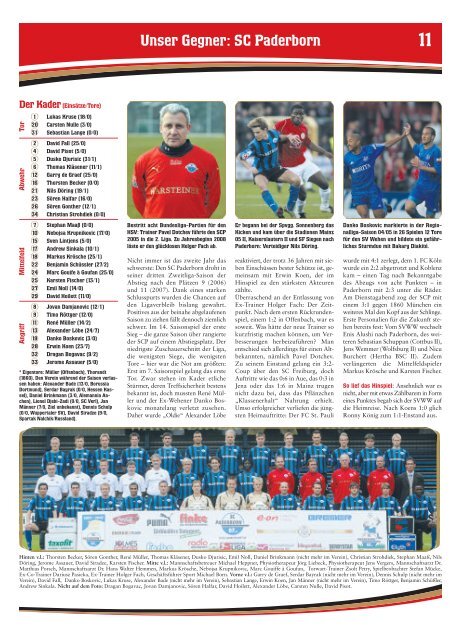 SVWW Kurier 33.spieltag - Die offizielle Homepage des SV Wehen ...