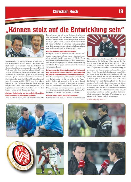 SVWW Kurier 33.spieltag - Die offizielle Homepage des SV Wehen ...