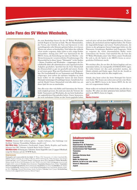 SVWW Kurier 33.spieltag - Die offizielle Homepage des SV Wehen ...