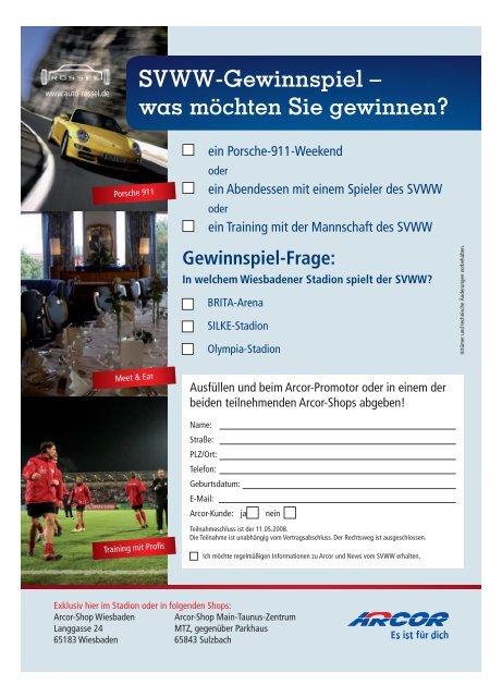 SVWW Kurier 33.spieltag - Die offizielle Homepage des SV Wehen ...