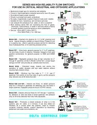 Series 600 Datasheet - Delta Controls Corporation