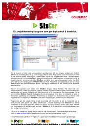 Ett projekthanteringsprogram som ger dig kontroll ... - Consultec
