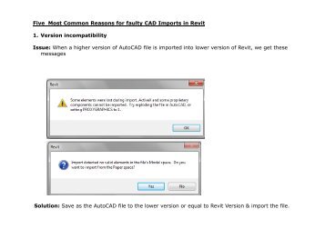 Five Most Common Reasons for faulty CAD Imports in Revit 1 ...