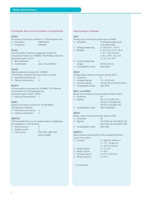 TELEPERM® XS System Overview - AREVA NP Inc.