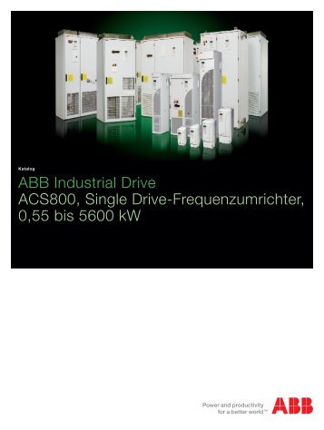 ABB Industrial Drive ACS800, Single Drive-Frequenzumrichter, 55 ...