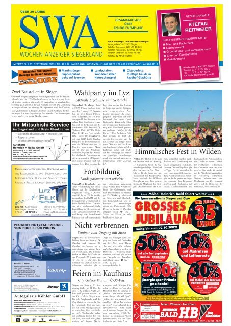 Ausgabe B Kreuztal Hilchenbach Netphen Siegerlander Wochen