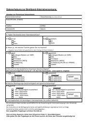 formular datenerhebung - Meiningsen