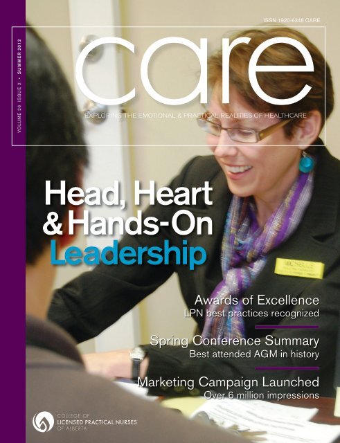 Head, Heart & Hands-On Leadership - College of Licensed Practical ...