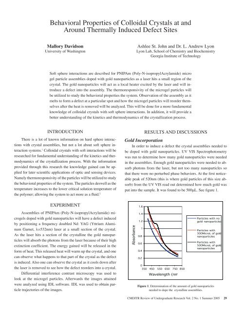 Student Project Abstracts 2005 - Pluto - University of Washington