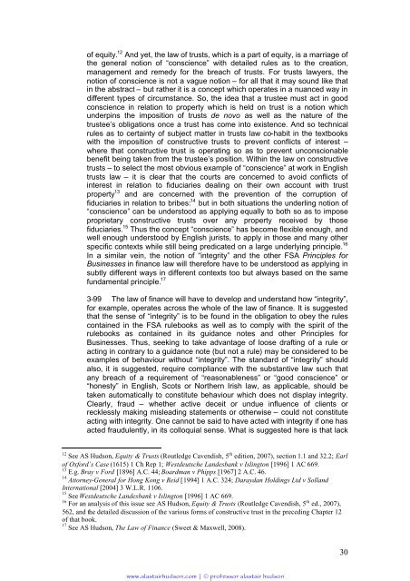 England's dreaming equity, trust and conscience - alastairhudson.com