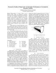 Parametric Studies of Hypersonic Aerodynamic ... - Ibcast