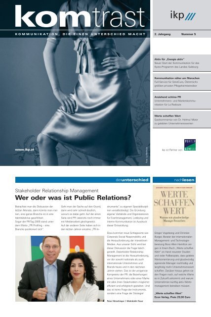 Wer oder was ist Public Relations?