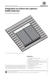 IntÃ©gration en toiture des capteurs EURO C20/C22