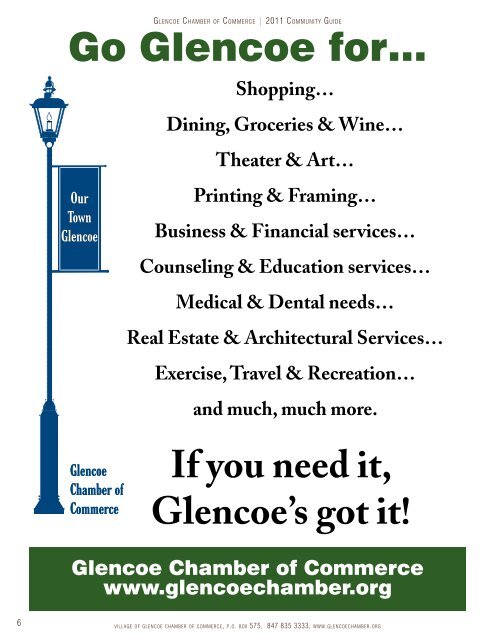 2011 Glencoe Community Guide - Pioneer Press Communities Online